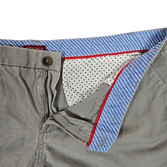 Merona Gray Cotton Chino Shorts Size‎ 18 Women's Plus - Picture 4 of 8